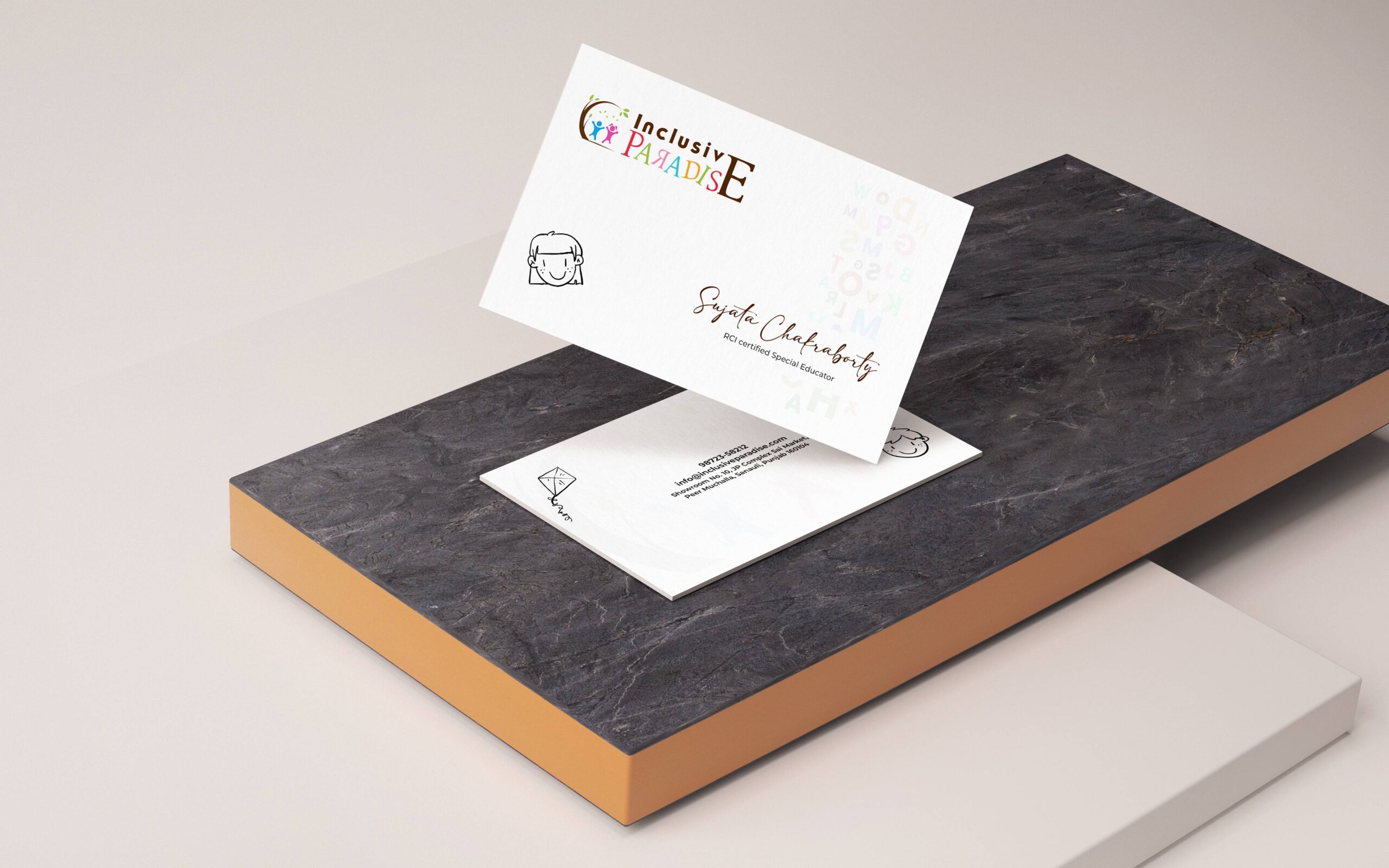Visiting card design