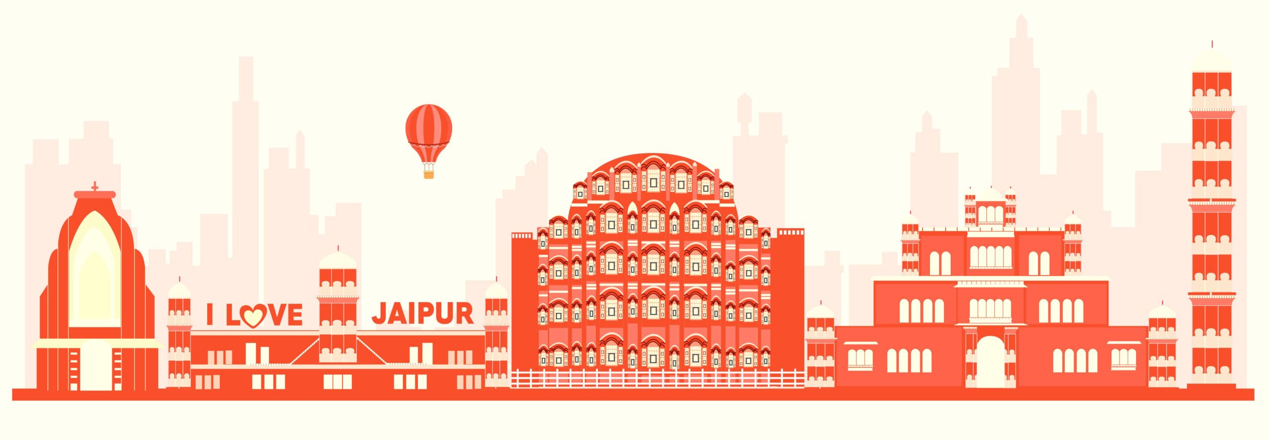 Jaipur skyline